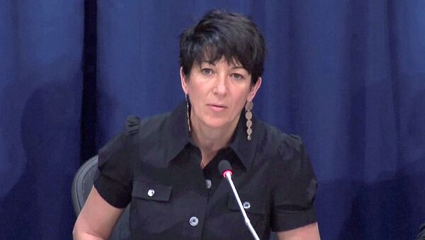 Ghislaine Maxwell, longtime associate of accused sex trafficker Jeffrey Epstein, speaks at a news conference on oceans and sustainable development at the United Nations in New York, U.S. June 25, 2013 in this screengrab taken from United Nations TV file footage - Sputnik International