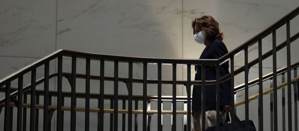 CIA Director Gina Haspel arrives to brief U.S. congressional leaders on reports that Russia paid the Taliban bounties to kill U.S. service members in Afghanistan, on Capitol Hill in Washington, U.S., July 2, 2020 - Sputnik International