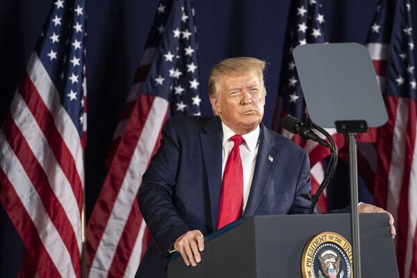Trump Takes Shots at 'Radical Left', China, Media in Independence Day Speech Trump Takes Shots at 'Radical Left', China, Media in Independence Day Speech - Sputnik International