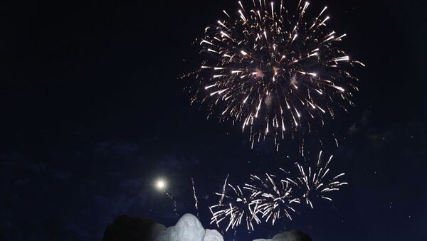 South Dakota's U.S. Independence Day Mount Rushmore fireworks celebrations seen at Mt. Rushmore in Keystone, South Dakota, U.S., July 3, 2020 - Sputnik International