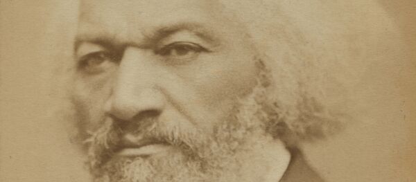 Formerly enslaved abolitionist Frederick Douglass is seen in this image taken in Boston in 1876 - Sputnik International