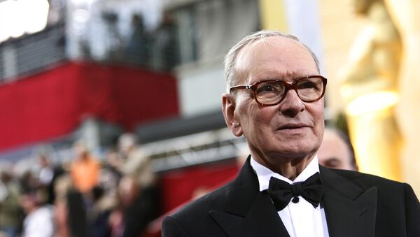  Italian composer Ennio Morricone arrives at the 79th Annual Academy Awards in Hollywood, California February 25, 2007 - Sputnik International