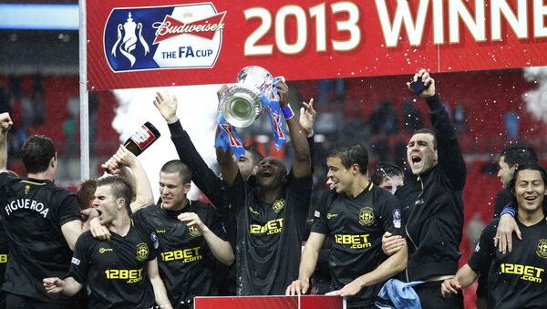 Wigan Athletic won the FA Cup in 2013, defeating Manchester City in the final - Sputnik International