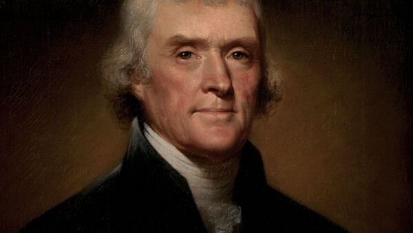 Official Presidential portrait of Thomas Jefferson (by Rembrandt Peale, 1800) - Sputnik International