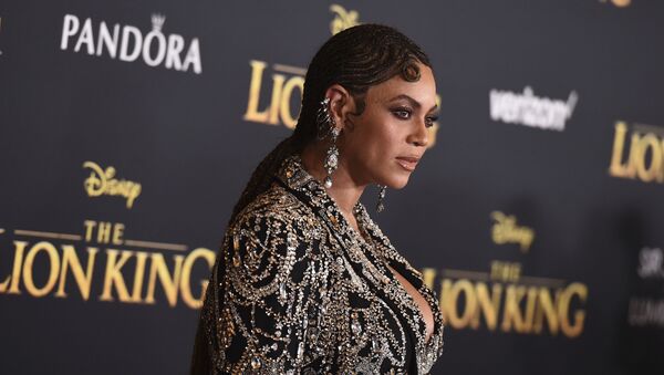 Beyonce arrives at the world premiere of The Lion King on Tuesday, July 9, 2019, at the Dolby Theatre in Los Angeles - Sputnik International