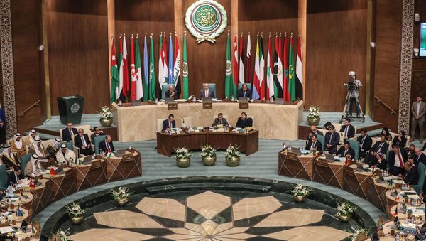 Arab Foreign Ministers take part in their 153rd annual session at the Arab League headquarters in the Egyptian capital Cairo, on March 4, 2020.  - Sputnik International