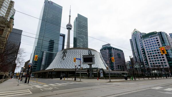 Roy Thompson Hall and the CN Tower in Toronto - Sputnik International