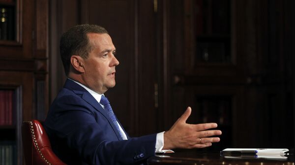 The deputy chair of the Russian Security Council, Dmitry Medvedev - Sputnik International