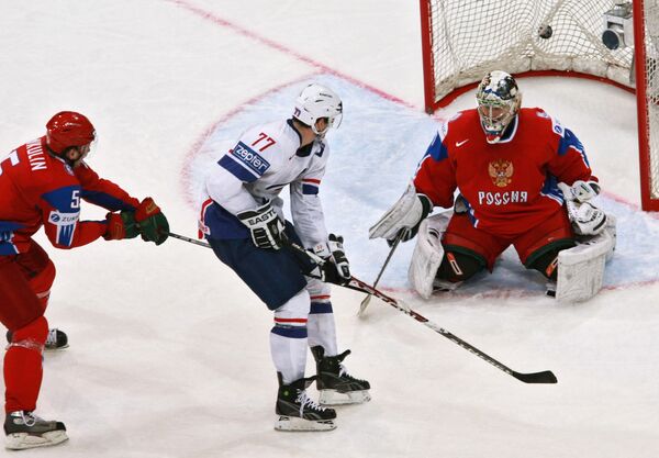Чемпионат мира по хоккею 2009. Россия - Франция - Sputnik International