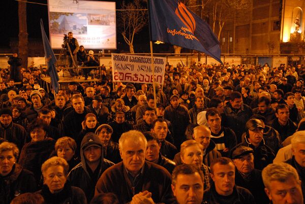 Акции протеста в Грузии - Sputnik International