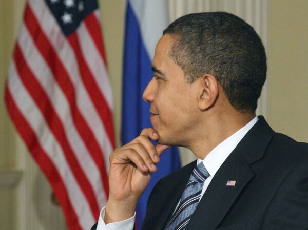 Пресс-конференция президентов России и США Д. Медведева и Б. Обамы - Sputnik International
