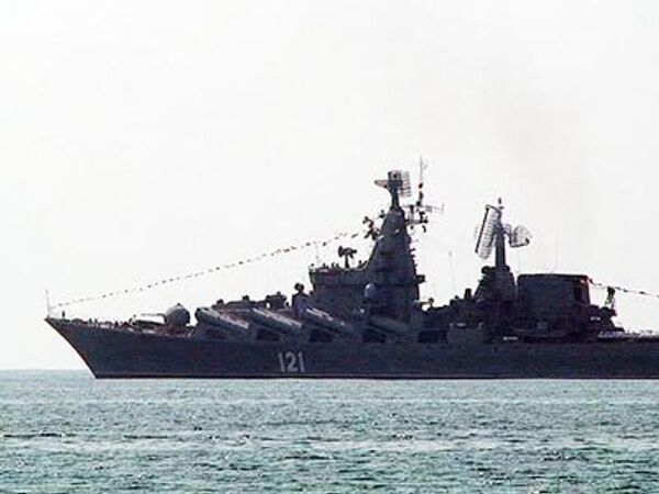 Russian Navy denies reports of damage to Black Sea Fleet flagship - Sputnik International