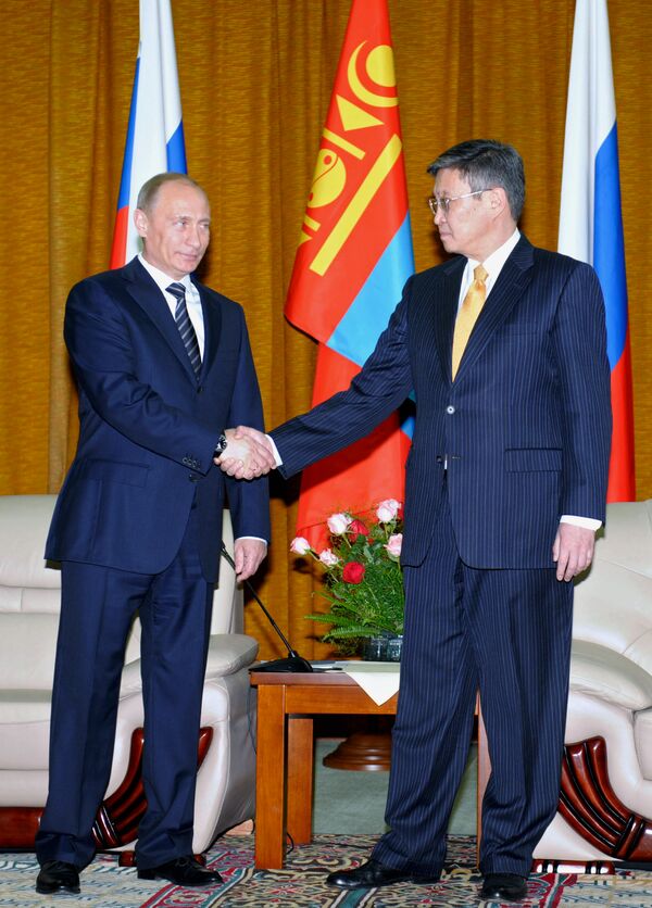 Визит премьер-министра РФ Владимира Путина в Монголию - Sputnik International