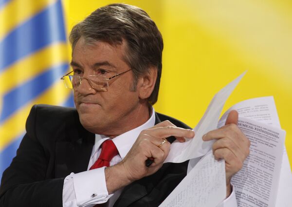  Yushchenko still insists that Ukraine needs to join NATO  - Sputnik International
