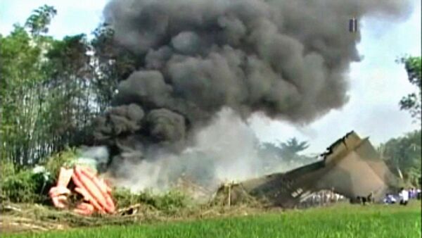 C-130 crash in Indonesia - Sputnik International