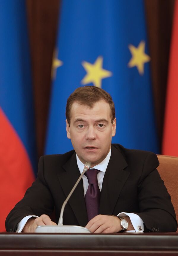 Dmitry Medvedev said that following last week's accident at the Sayano-Shushenskaya power station, in which at least 69 people died, a host of apocalyptic media comments had appeared both at home and abroad. - Sputnik International