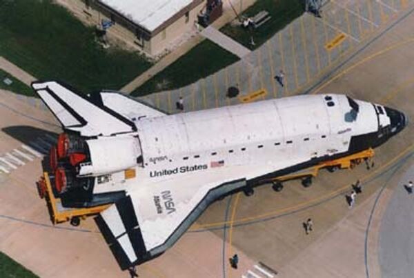 NASA again postpones Atlantis shuttle landing due to bad weather  - Sputnik International