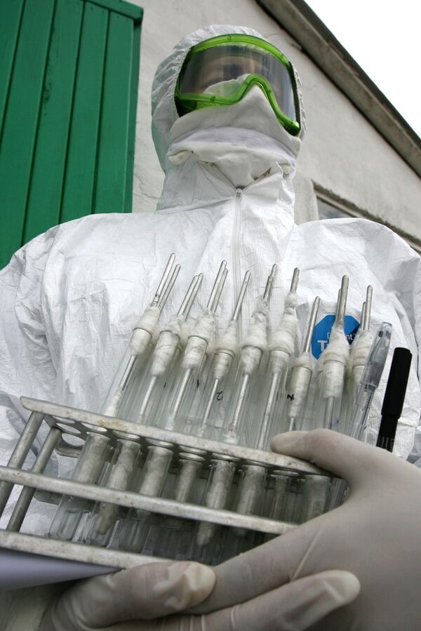 Учения по профилактике свиного гриппа прошли на свиноводческом комплексе в Татарстане - Sputnik International