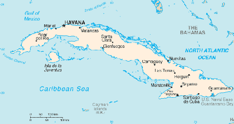 Карта Кубы - Sputnik International