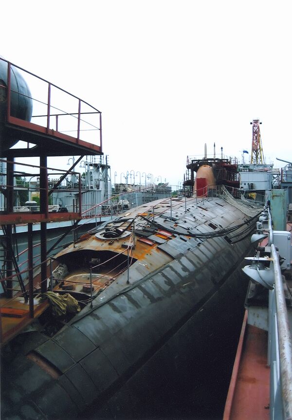Russian nuclear submarine Nerpa - Sputnik International
