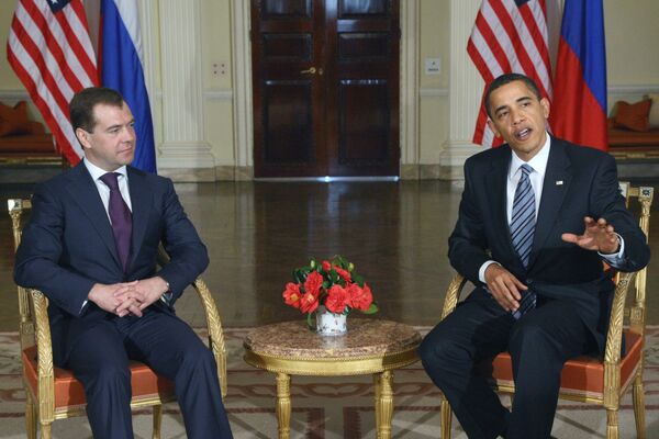 Обама,Медведев - Sputnik International
