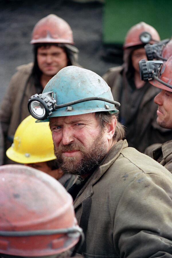 Coalminers from the Spitsbergen archipelago  - Sputnik International