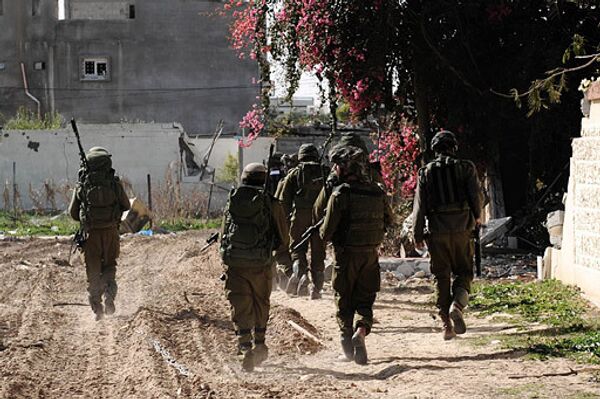 Израильские военные в секторе Газа - Sputnik International