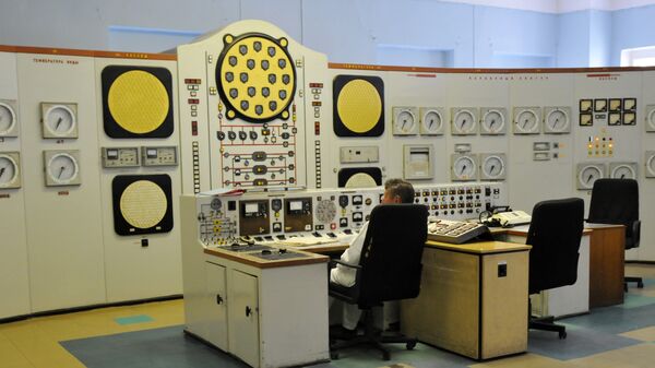 Main control panel at the Obninsk Nuclear Power Plant. File photo - Sputnik International