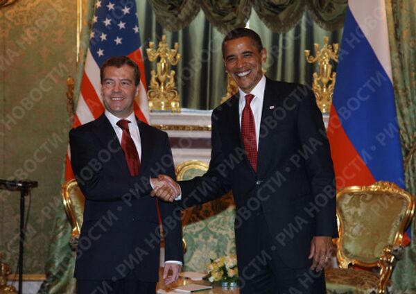 Russian and U.S. leaders - Sputnik International