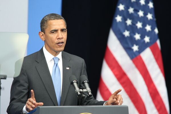 U.S. President Barack Obama addresses New Economic School graduates - Sputnik International