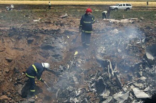 Tu-154 crash in Iran - Sputnik International
