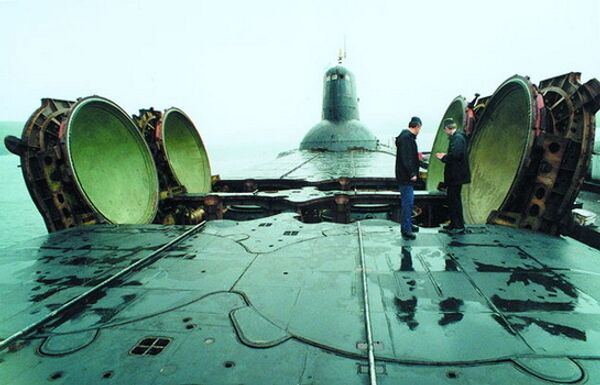 Russia lays down 2nd Graney class nuclear sub - Sputnik International