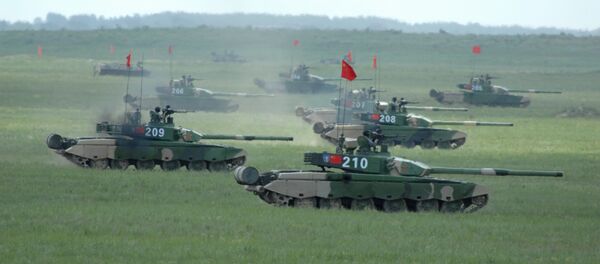 Peaceful Mission 2009 military exercise final rehearsal in China Peaceful Mission 2009 military exercise final rehearsal in China - Sputnik International