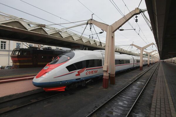 High-speed Sapsan train to make first commercial run - Sputnik International