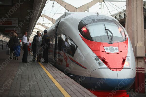 High-speed electric train Sapsan - Sputnik International