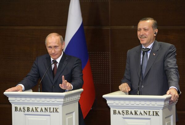 Vladimir Putin, Recep Tayyip Erdoğan give news conference in Ankara - Sputnik International