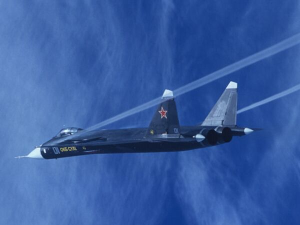 The experimental Su-47 Berkut multirole fighter - Sputnik International