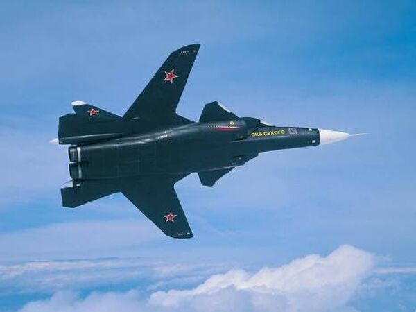 The experimental Su-47 Berkut multirole fighter - Sputnik International