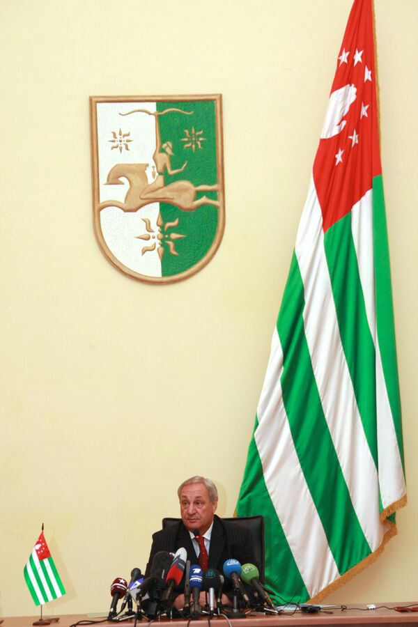 Abkhaz President Sergei Bagapsh - Sputnik International