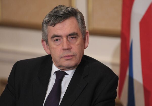 Former British Prime Minister Gordon Brown Former British Prime Minister Gordon Brown - Sputnik International