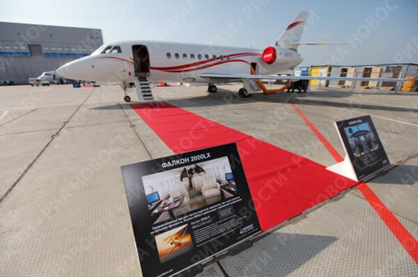Moscow hosts JET EXPO 2009 business aviation exhibition - Sputnik International