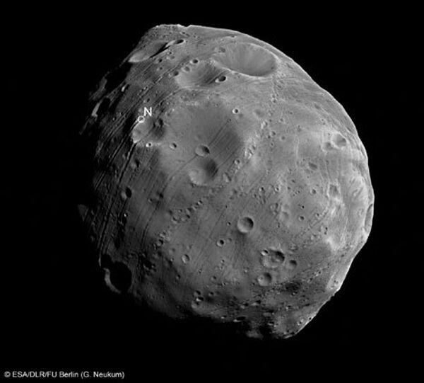 Phobos-Grunt is an unmanned lander that will spend several months studying the planet and its moons from orbit before landing on Phobos. - Sputnik International