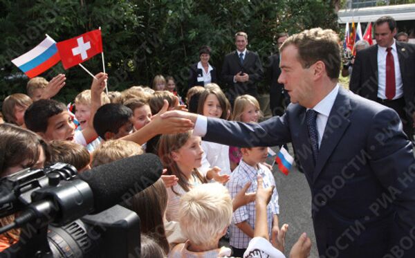 Dmitry Medvedev's state visit to Switzerland - Sputnik International