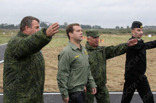 Medvedev Zapad-2009 - Sputnik International