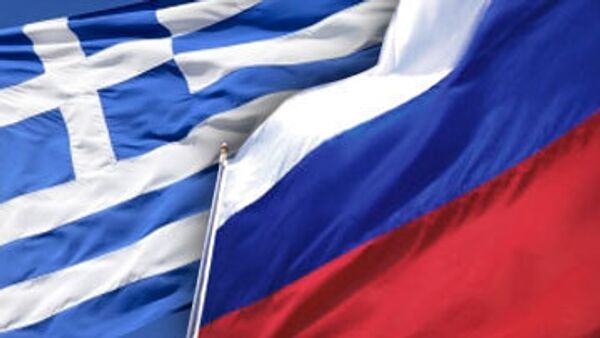 греция россия флаг - Sputnik International