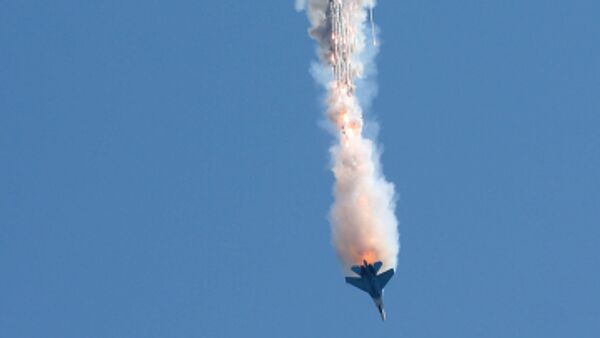 Libyan Air Force MiG-23 fighter crashes at air show in Tripoli - Sputnik International