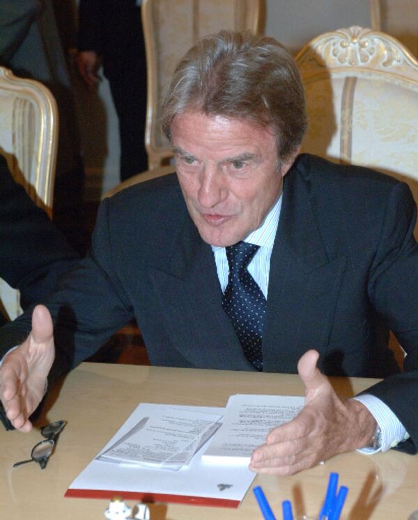 French Foreign Minister Bernard Kouchner - Sputnik International