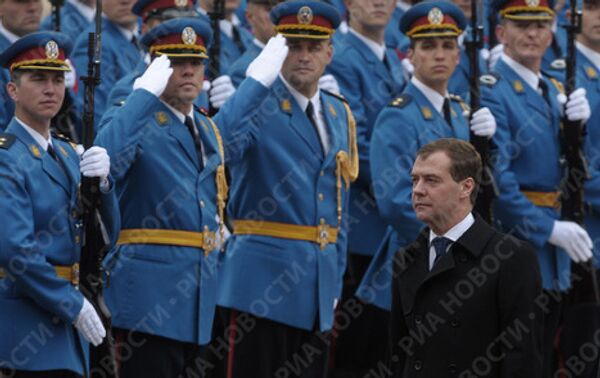 Medvedev in Serbia - Sputnik International