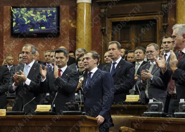 Medvedev in Serbia - Sputnik International