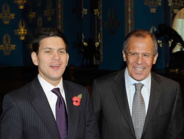 Meeting of Russian Foreign Minister Sergei Lavrov with British Foreign Secretary David Miliband in Moscow - Sputnik International